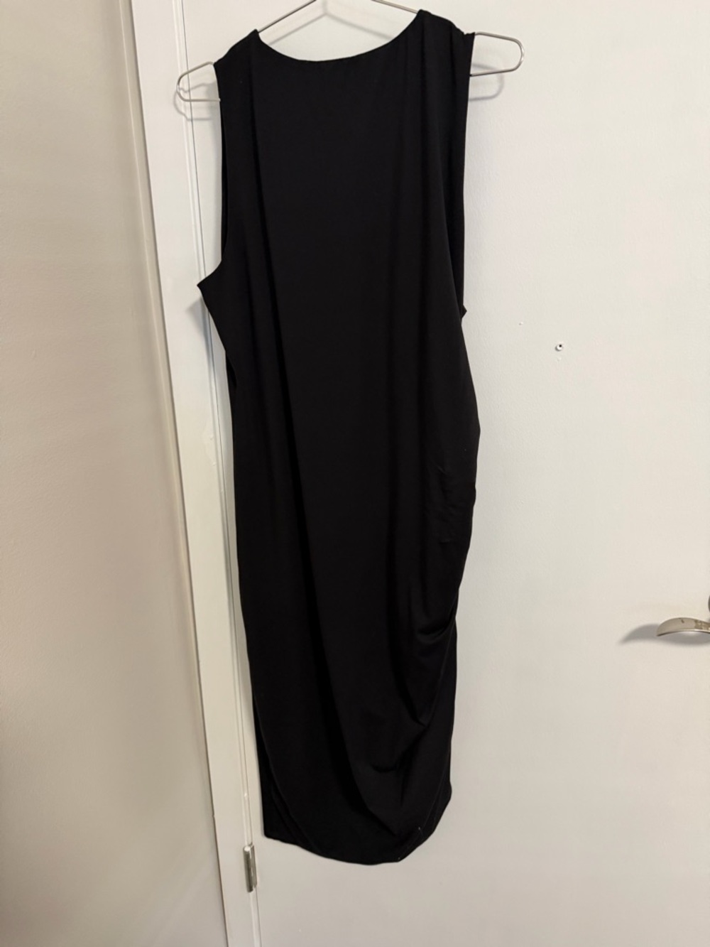 Calvin Klein Black Sleeveless Midi Dress